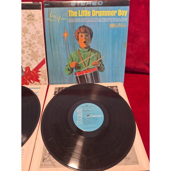Christmas vinyl 59 perry como and 65 little drummer boy vg+ - Picture 3 of 11